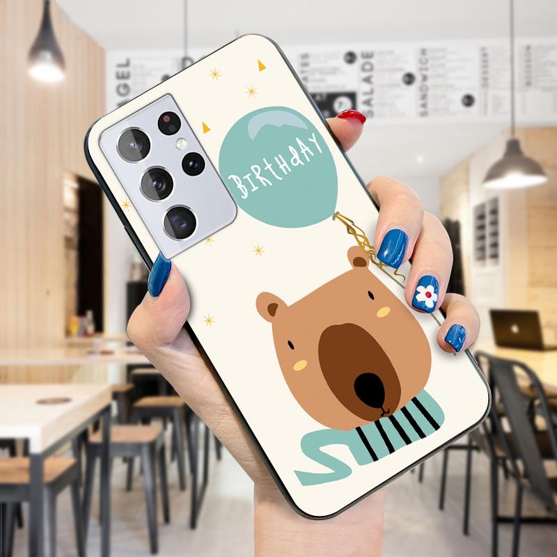 Cute Elephant Bear Meow Star Cartoon Animals Design Phone Case