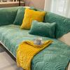 Winter Thick Fleece Sofa Cushion Warm Cushion Light Luxury and Simplicity Cover All-Inclusive Cover Towel