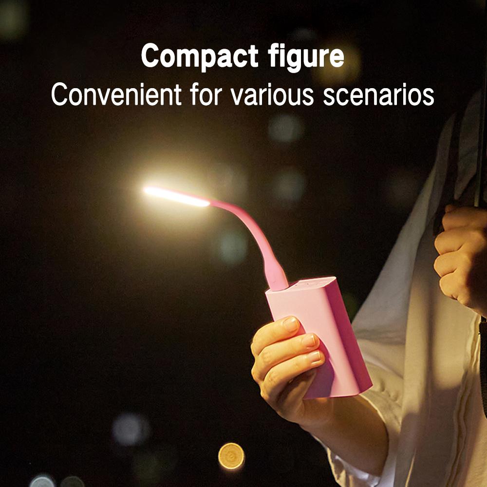Lampă portabilă USB Lampă de masă LED pentru Power Bank PC Notebook Lumină flexibilă de noapte Lămpi pliabile pentru citire cărți Mini lumini pentru cărți
