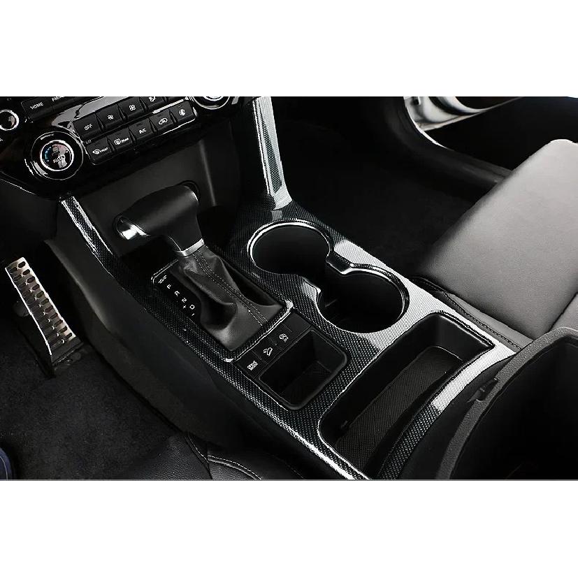 Car Center Console Gear Shift Panel Water Cup Holder Frame Cover Case Trim For Kia Sportage 4 QL 2016 2017 2018 2019 2020 2021
