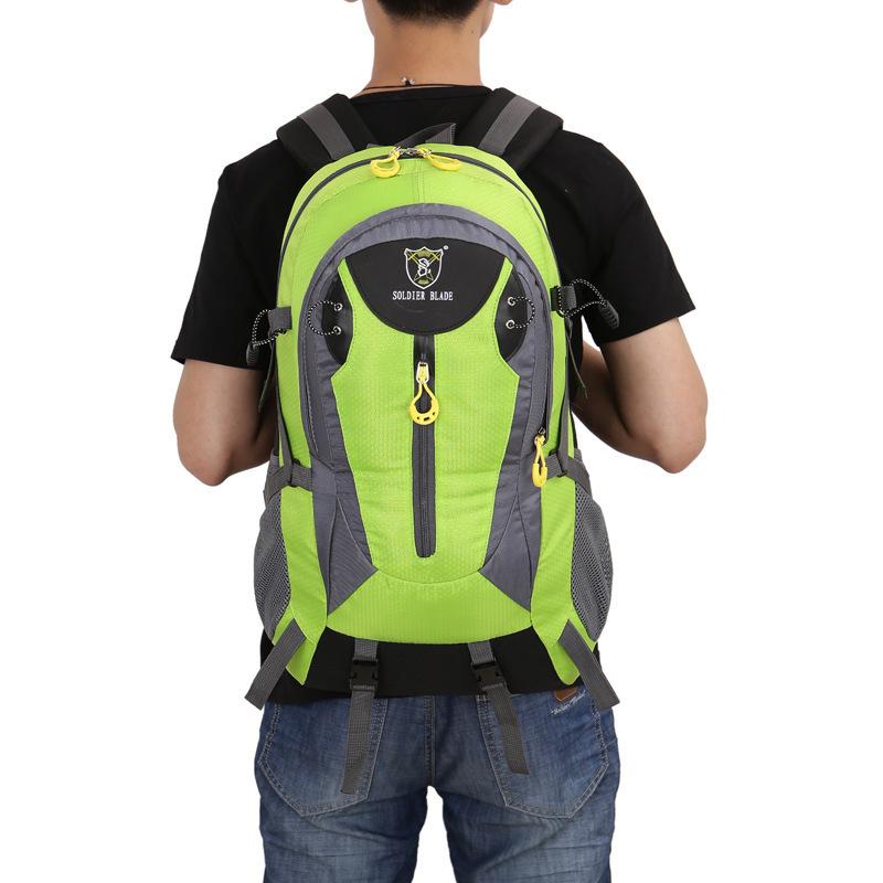 Schoolbag Mountaineering Bag Riding Light Hiking Backpack Large Capacity Leisure Outdoor Sports Bag One piece