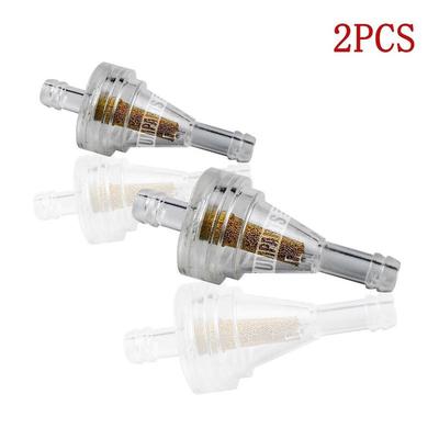Rojo Adapta a Manguera de 6mm 1//4 Combustible para Motocicleta UTVs ATVs MagiDeal 2pcs V/álvula de Cierre de Gasolina Azul