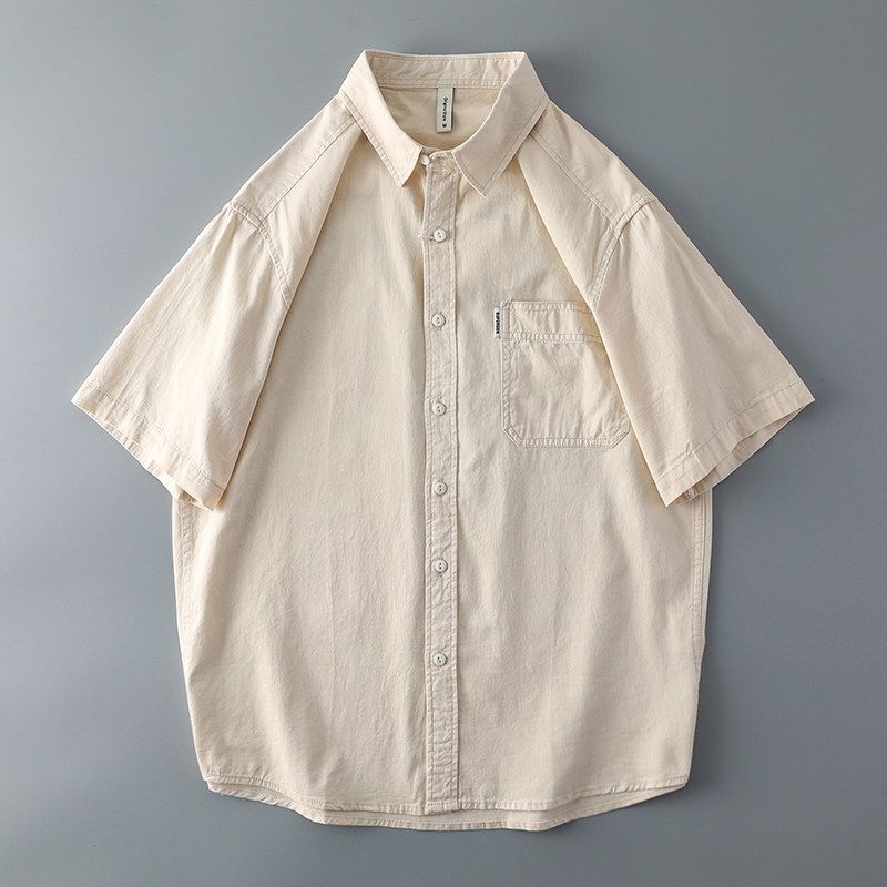 Trendy Retro Short Sleeve Pure Cotton Export Export Parka