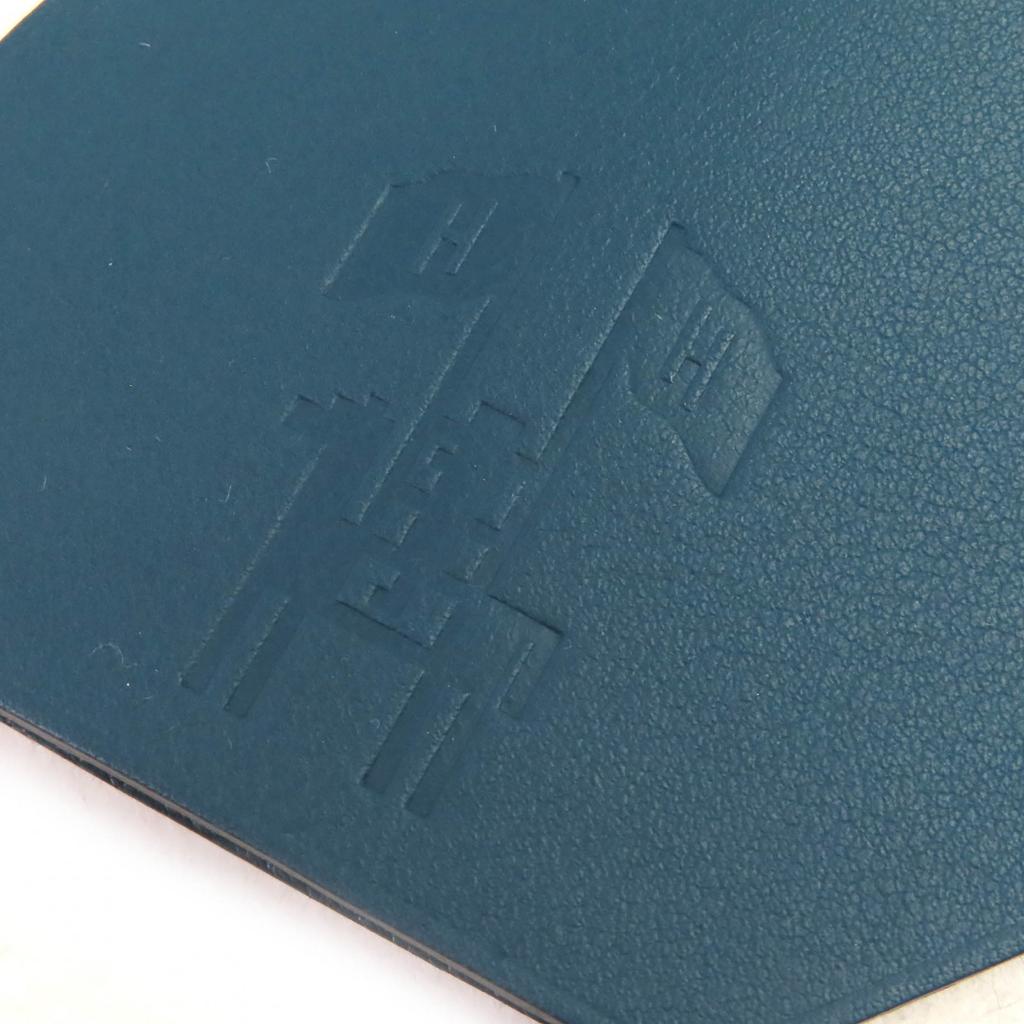 Pristine HERMES Bag charm Years Gift Key Clochette Navy system leather Women Used