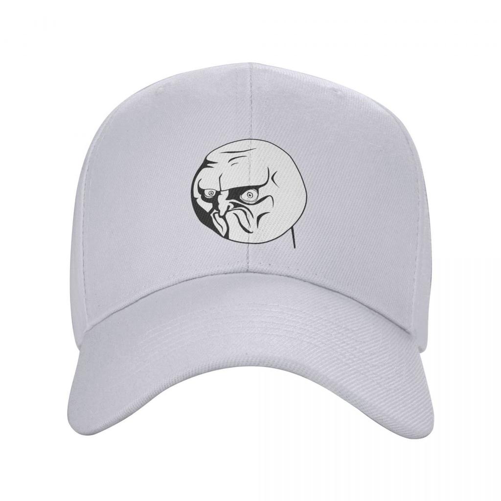 Rage Guy Face Funny Baseball Caps Fashion Men Women Hats Adjustable Cap Streetwear Baseball Hat Casquette