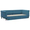 VidaXL Daybed with Trundle and Drawers Blue 90x200 Cm Velvet 3197818