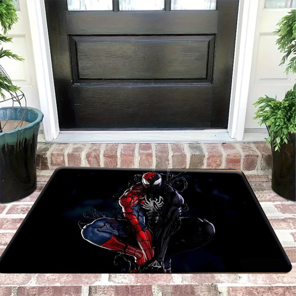 1pc Floor Mat, Superhero & Classic Movie Hero Themed Design, Multiple Sizes, Suitable for Living Room, Bathroom, Kitchen, Hote