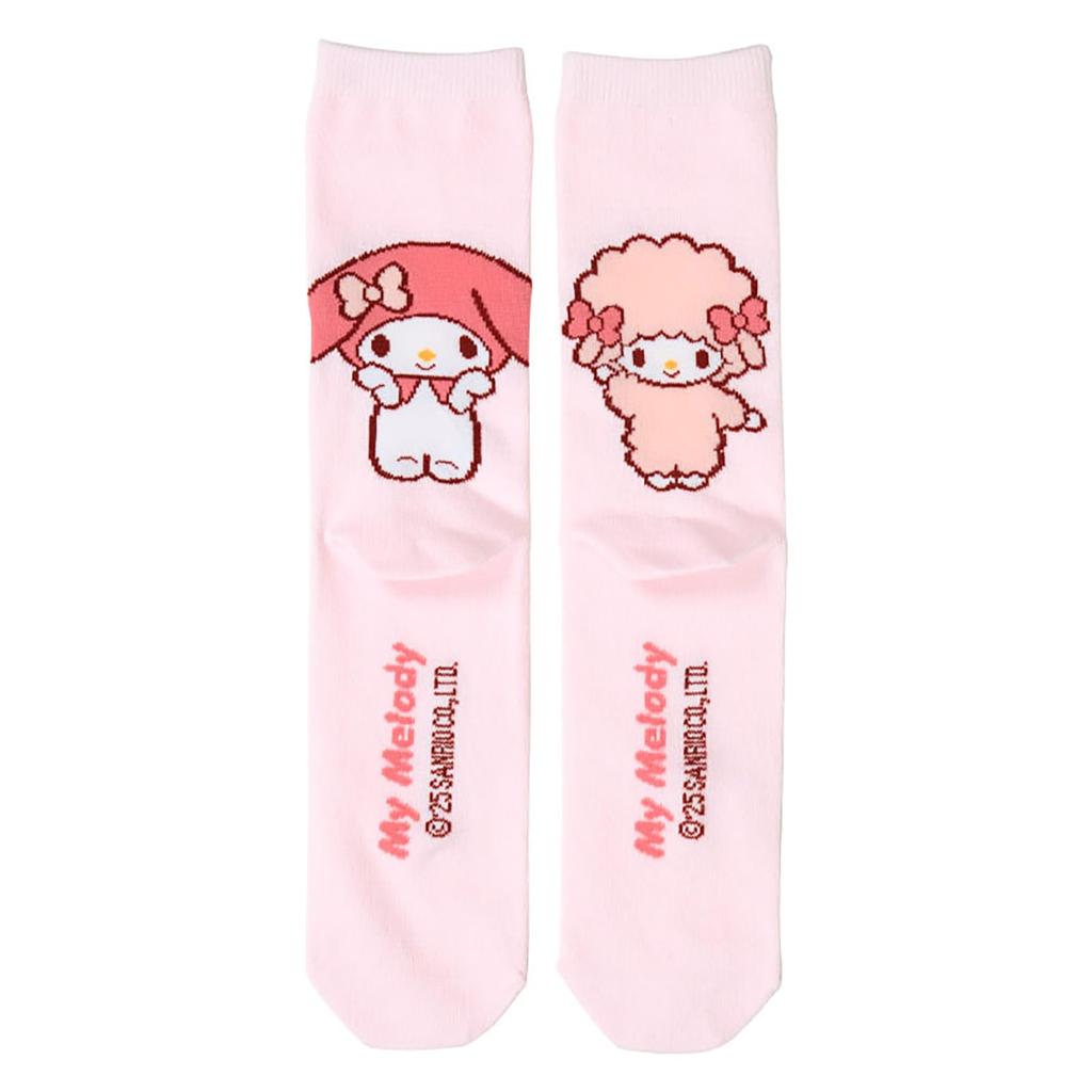 Sanrio My Melody Crew Sizes 388904 Socks, 23-25cm,