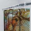 Sea Shell Shower Curtain Waterproof Fabric Home Decor Item For Bathroom Walls Blue White Orange Red Yellow Purple Colors Availab