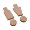 2pcs/se Solid Wood Bathroom Door Signs Self-adhesive Men's And Women's Toilet Sign  Home Decor