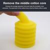 1~10PCS Fish Tank Sponge Universal Reusable Simple Operation Round Yellow Aquarium Filter Foam Filter Sponge Avoid Blockages