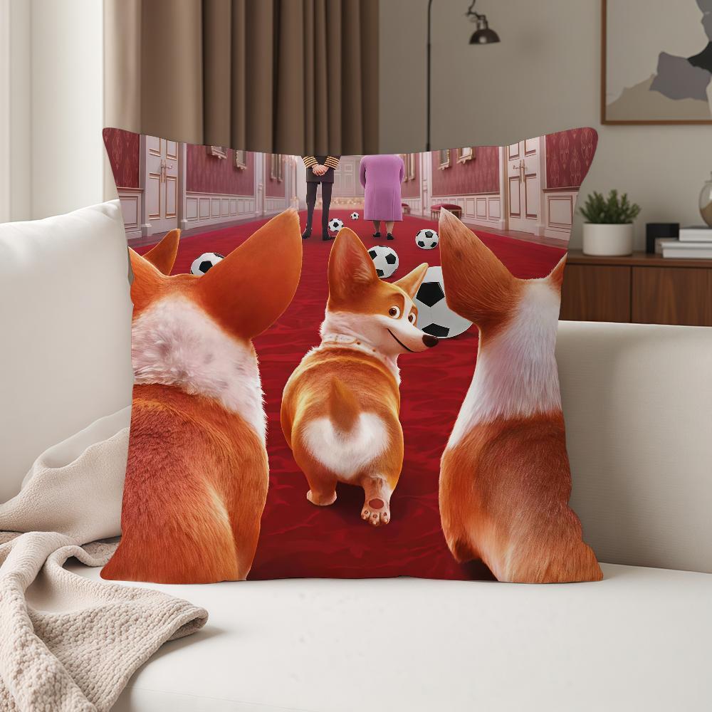 Movie The Qqueens Ccorgi Pillow Case Suitable For Bedrooms Living Rooms Cars Home Decoration