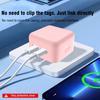 For Apple 35W Dual USB-C Port Small Power Adapter Silicone Case Charging Head Protective Case For IPhone For MacBook