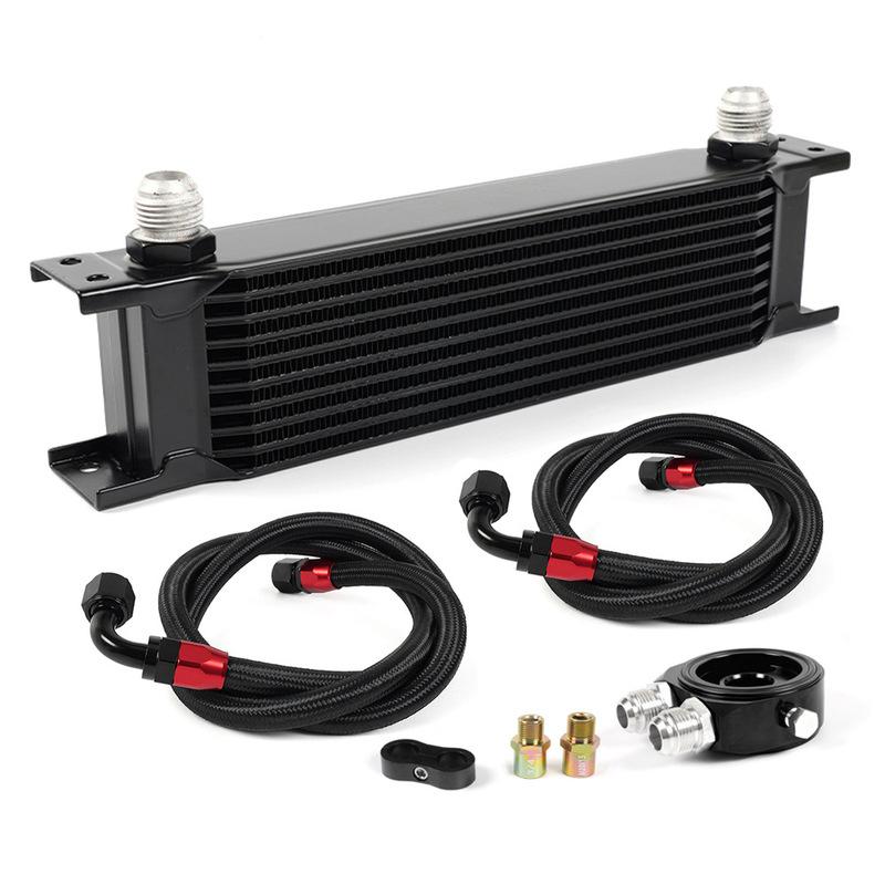 Car Universal British Style 10 Rows 15 Rows Radiator New Condition Engine Oil Cooler Kit Oil Radiator AN10