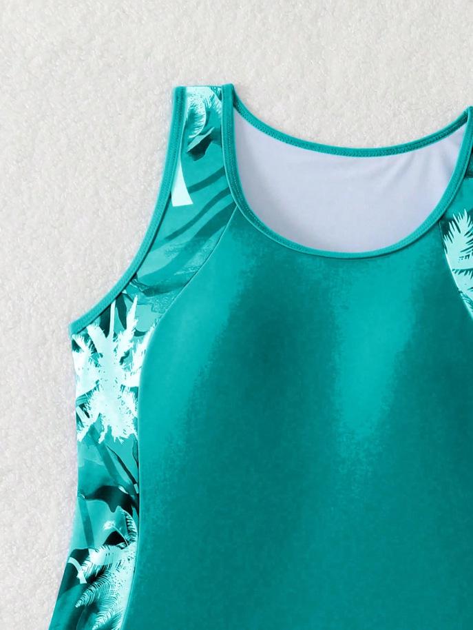 2026 Women's Tankini: High-Waisted Skirted Two-Piece Swimwear