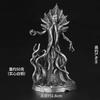 White Copper Illithid Soldier Miniature Tabletop Wargame RPG Battle Model Chess Piece Collection Decor Car Interior Decor