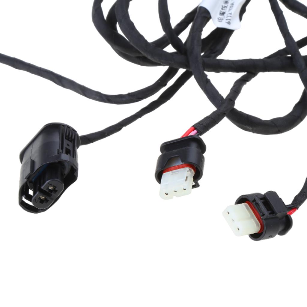 Kompatibel für F25 61129304728 Auto Frontstoßstange Linie Geschwindigkeit Parkassistent Sensor Versteckter Kabelbaum Kabel Zubehör