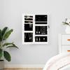 VidaXL Wall-Mounted Jewelry Cabinet with Mirror White 30x8.5x67 Cm 353208