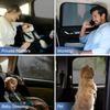 Car Window Shades, 2 Pack Breathable Mesh Car Side Back Window Sun Shades, Stretchy Window Screen For Baby Family Pet UV Protection, Window Covers