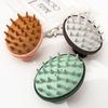 Silicone Head Body Scalp Massage Brush Shampoo Brush Hair Washing Shower Brush