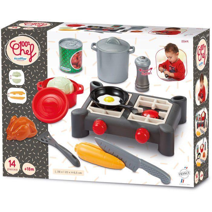 Dinette réchaud - Jeu d'imitation - ECOIFFIER - +18 mois