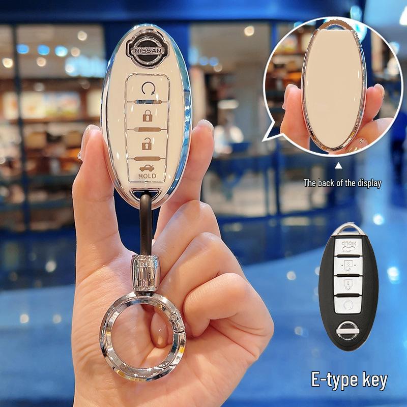Compatible Key Covers for Nissan Models: Sylphy, Teana, Qashqai, X-Trail, Tiida, Kicks, Murano.