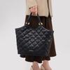Bag Women's New Women's Bag Autumn and Winter Leather Shoulder Bag Large Capacity Rhombus Tote Bag Large Bag