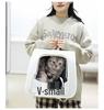 Large Capacity Portable Pet Shoulder Backpack for Cats and Dogs