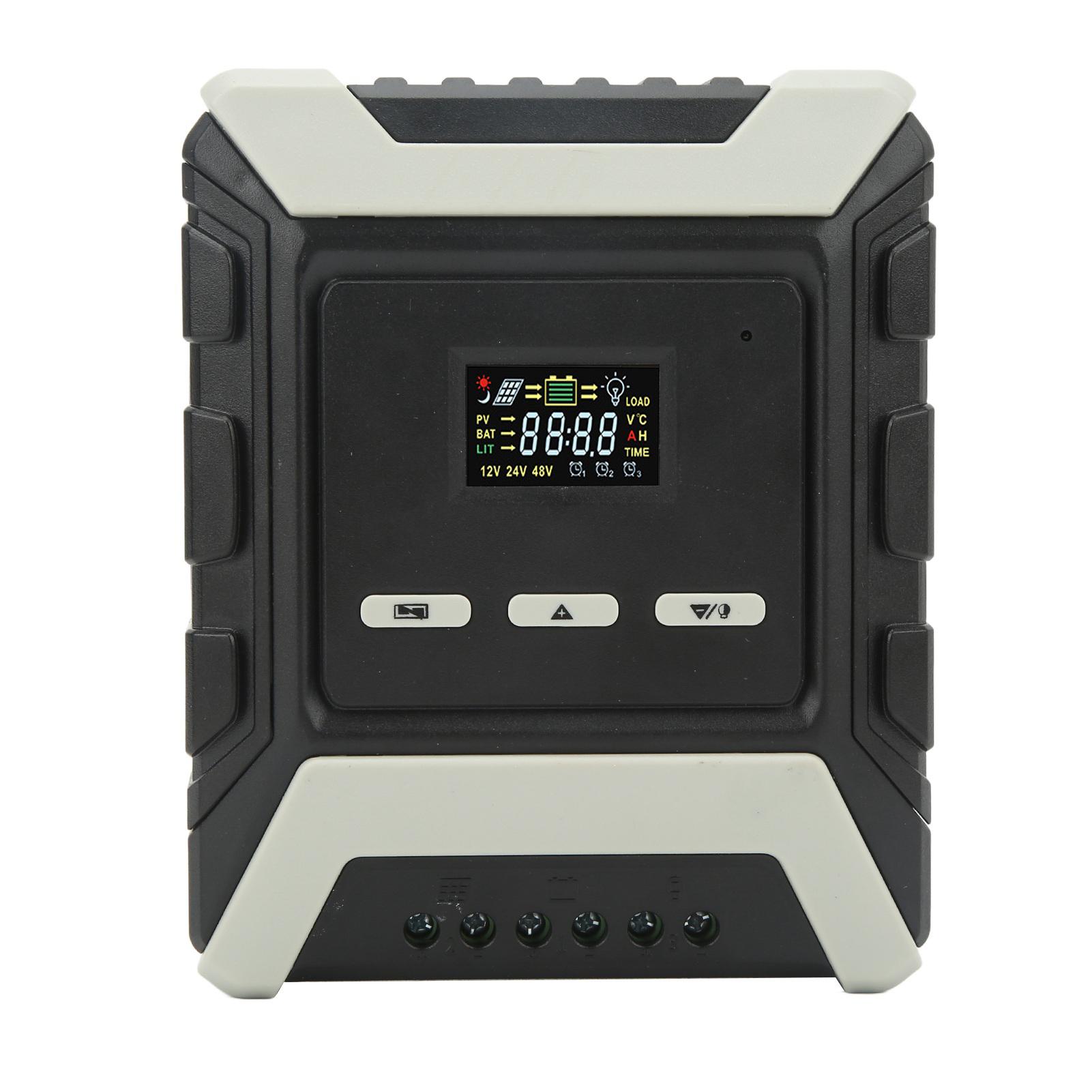 MPPT Solar Charge Controller 12V 24V 48V Automatic Identification PV Solar Panel Regulator with LCD Color Display