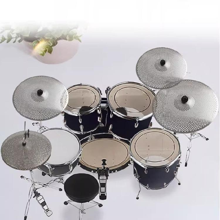 Authentic Sound Retention Quiet Cymbal Mutes Heavy Type Alloy Construction For Drummers Practice Gear