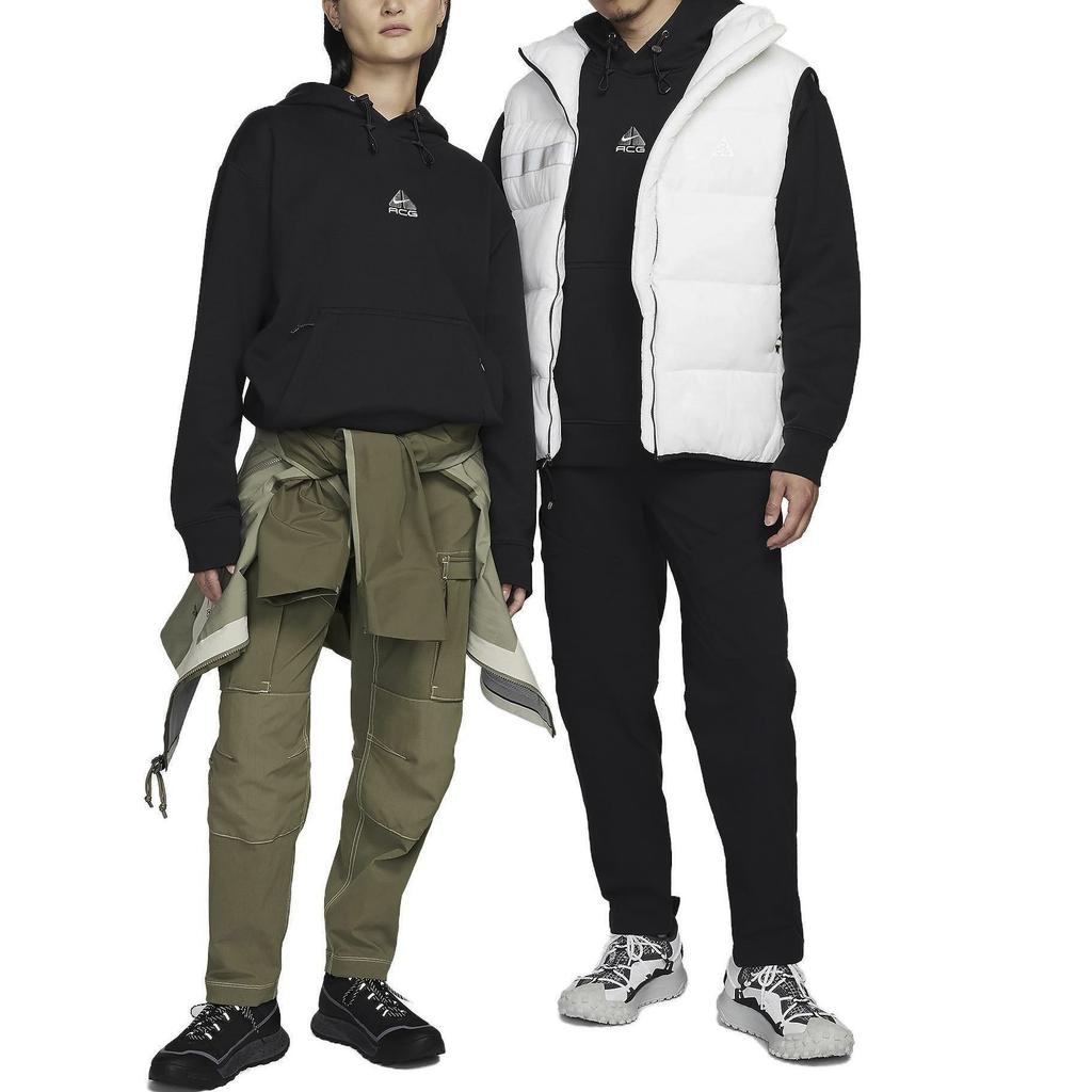 Nike Therma-FIT Logo Print Hoodie Pullover Long Sleeve Sweatshirt Unisex Tops Black DH3088-013