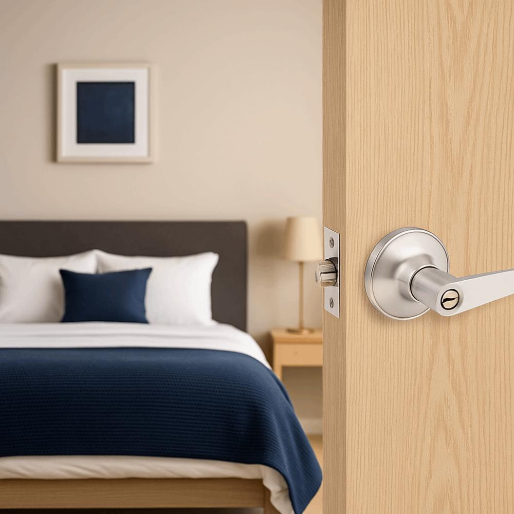 35-50mm Door Handle Lock Aluminum Zinc Zinc Alloy Keyed Locks Durable Spherical Door Lock  Living Room