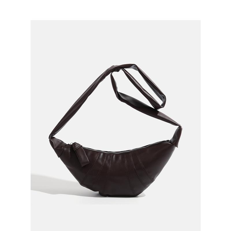 Croissant women's niche design croissant bag single shoulder crossbody dumpling bag trend