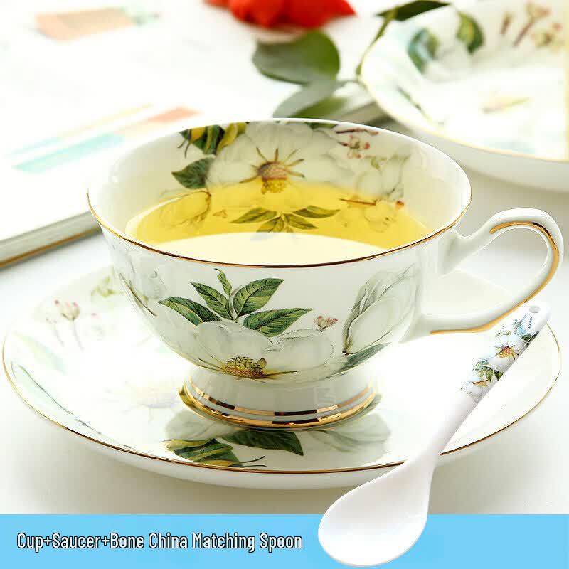 Qiwei European Bone China Coffee Tea Set