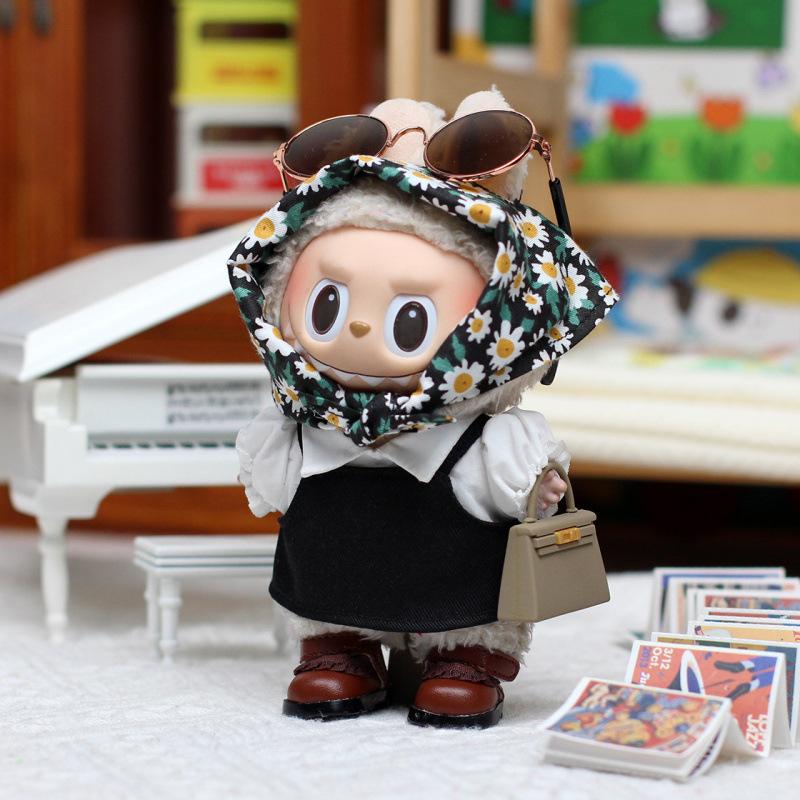 

Новая кукла Labubu Универсальная кукольная одежда Модные подтяжки Qiuxiang Кукольная одежда Universal doll clothes