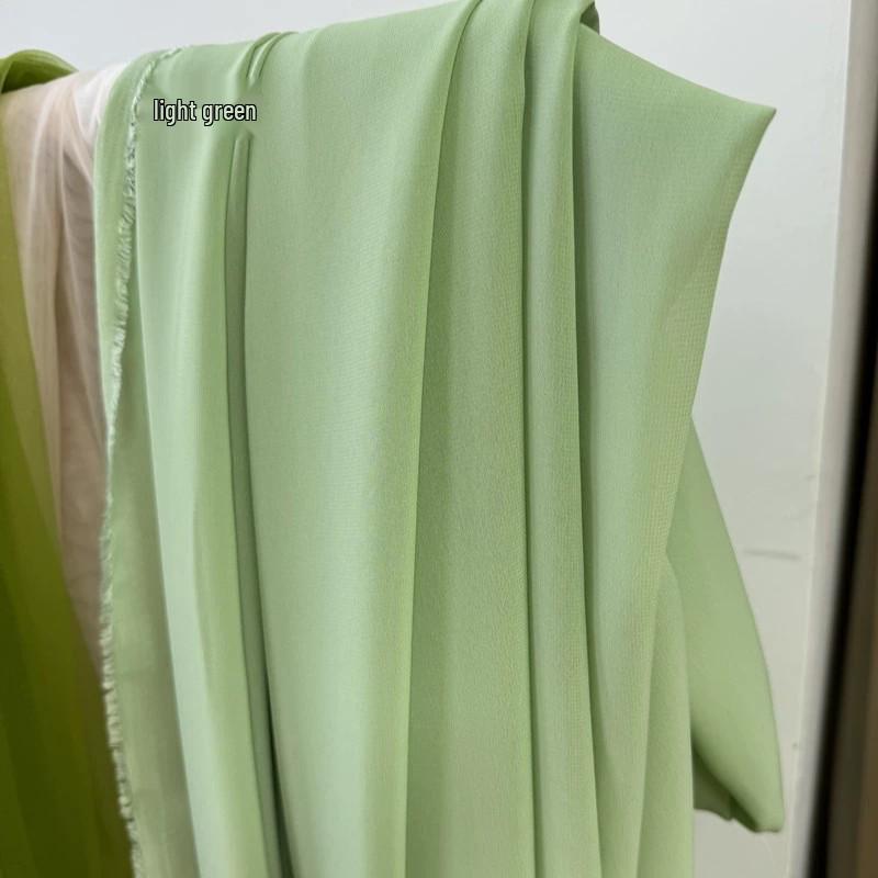 Forest Green Chiffon Gauze Curtain for Wedding Arch, Table, Chair, and Stage Decorations 1m length x 1.5m width