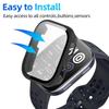 Vidrio+Funda para Amazfit Bip 6 Protector de Pantalla de Vidrio Templado y Parachoques Protector de PC Duro para Accesorios Amazfit Bip6