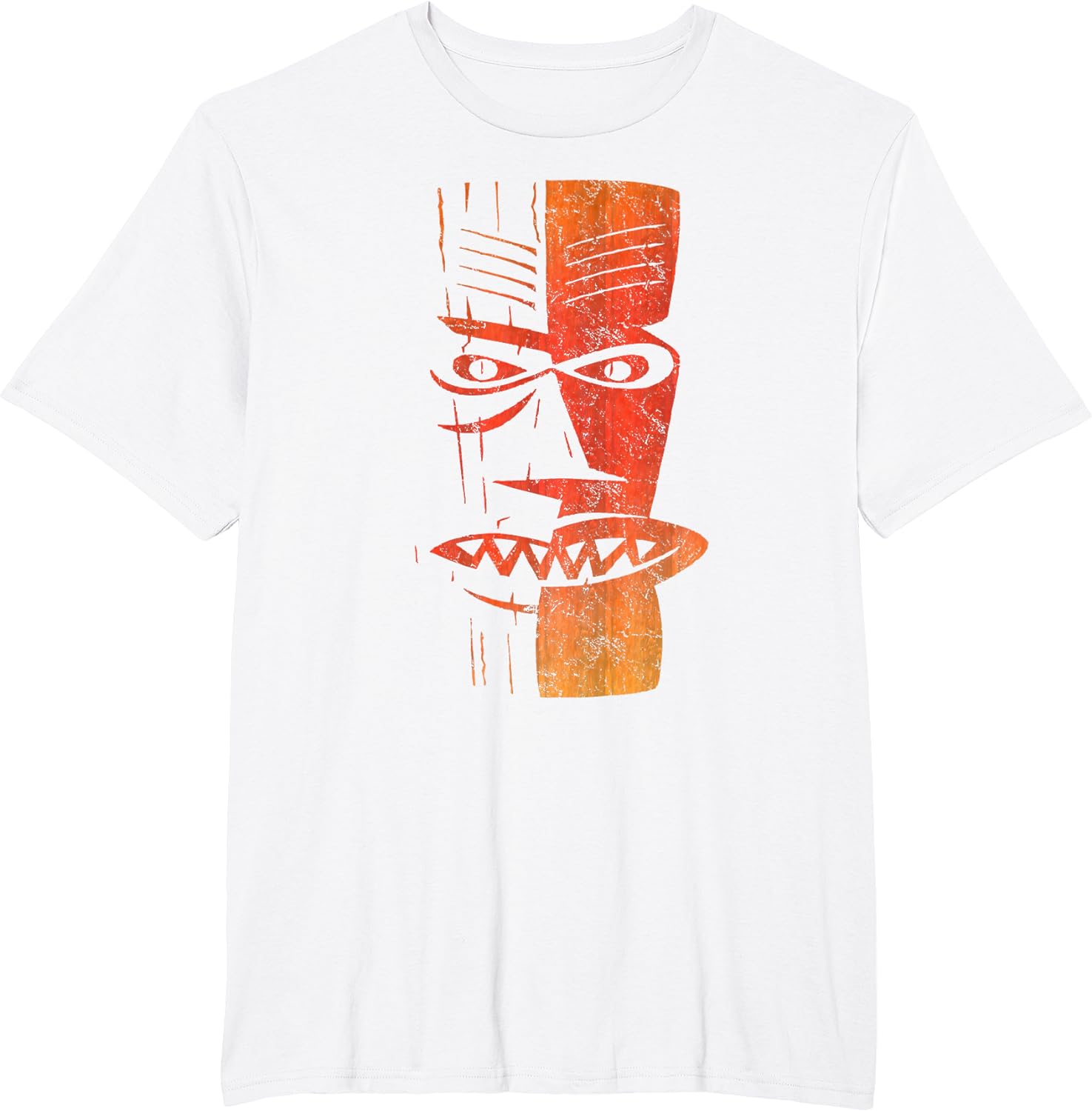 Tiki Tshirt Cool Retro Island Polynesian Tiki Head Tee T Shirt Men Clothing Tops Graphic T Shirts Streetwear Ropa Hombre S