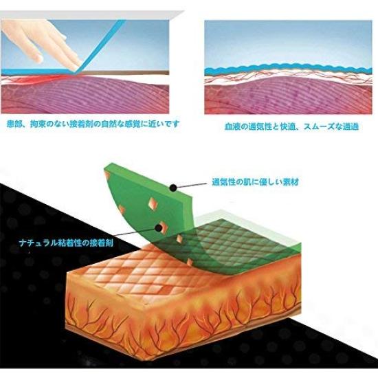 Elastisch dick 6 Rollen Selbstklebeband, Verband, dehnbar, Typ,