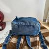 Mini Denim Backpack for Women – Compact Washed Jeans Style Bag – Perfect for Daily Use & Travel