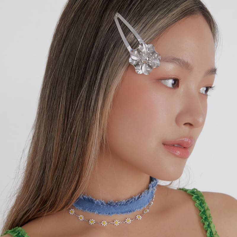 Eireve METALLBLUME HAARSPANGE_PENSEE