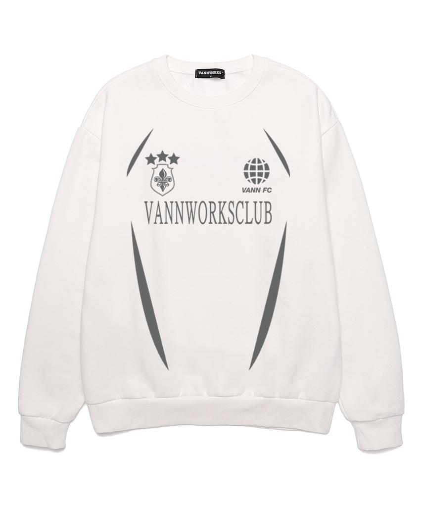 VANNWORKS Blockcore Unique Sweatshirt (Vls0003) White/Gray
