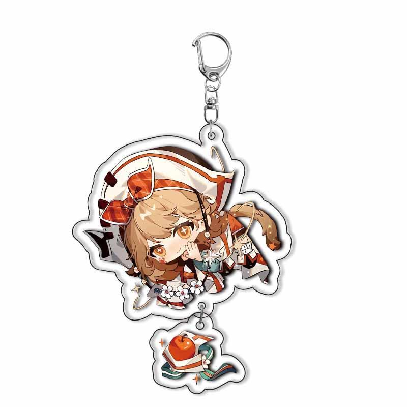 Reverzní hra:1999 Akrylový přívěsek na klíče Kreslené doplňky Viltin Lilya Medicine Druvis III Bkornblume Kroužek na klíče Dárky