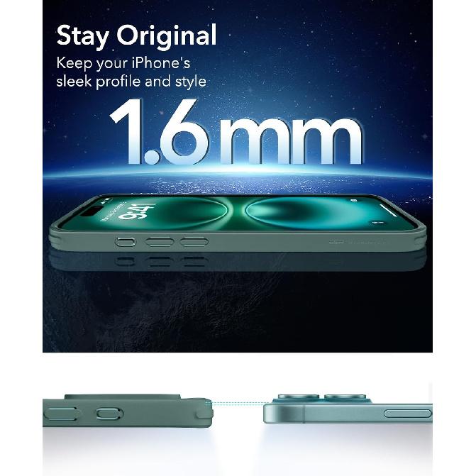 ESR for Phone 16 Plus Case, Compatible with MagSafe, Shockof Military-Grade tection, Magnetic Phone Case for Phone 16 Plus, Classic Hybrid Case