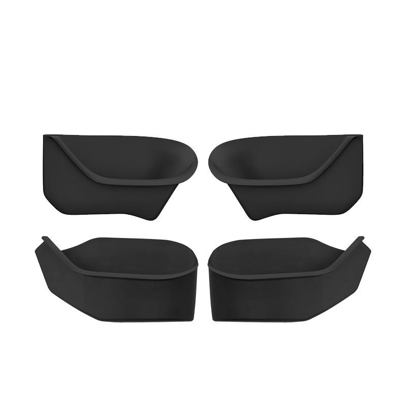 Fits Tesla Model Y/3 Refreshed, Full Wrap TPE Car Door Storage Box, Interior Accessory.