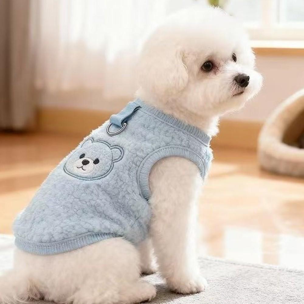 Warme Katze Ärmellose Weste Cartoon Hund Fleece Mantel Mode Welpen Jacke Wintersaison