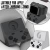 Desktop Holder For Apple Watch Ultra Charger Stand Retro Computer Pattern Charging Base for iWatch 10 9 8 Silicone Dock Holder