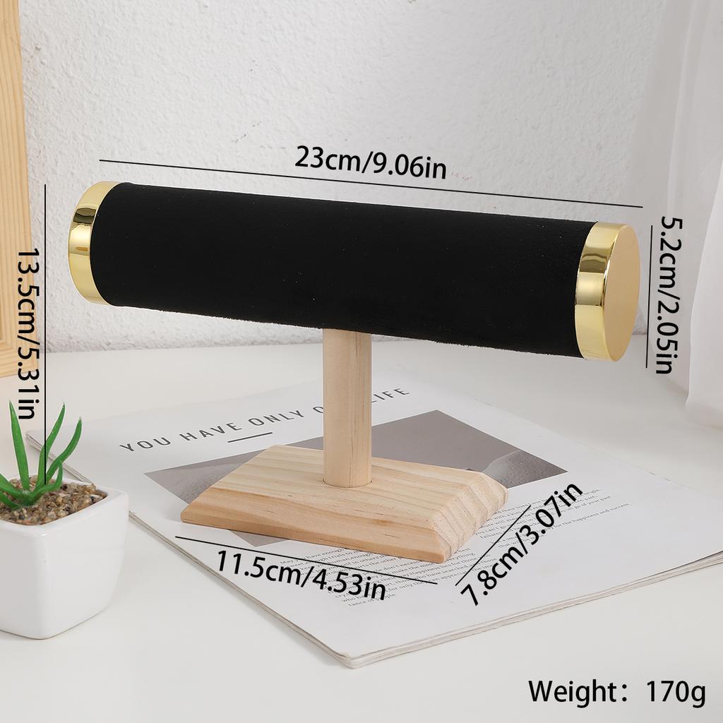 Stojan na náramky na šperky Vertikální T-tyč Věžový organizér na gumičky do vlasů Domácí organizace Scrunchies Stolní vitrína