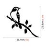 Metal Bird Stake Outdoor Garden Bird Statue Decorative Metal Animal Silhouettes for Tree Garden Decorative Bird Ornament