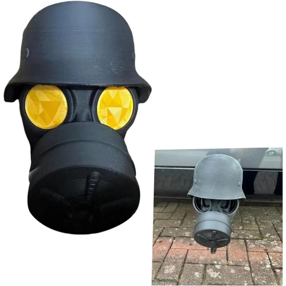 Aesthetic Trailer Ball Cover Decorative Gas Mask Helmet Cover Cap  Cars Caravan Decoration